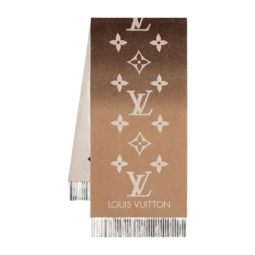 Khăn Nữ Louis Vuitton LV Reykjavik Gradient M73675 Màu Nâu