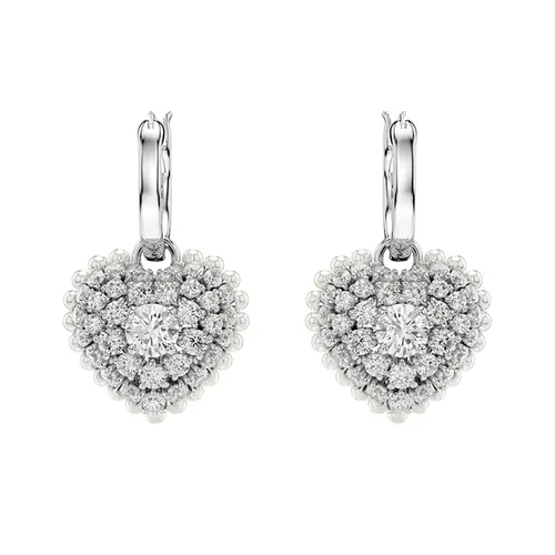 Khuyên Tai Nữ Swarovski Idyllia Drop Earrings 5684384 Màu Bạc