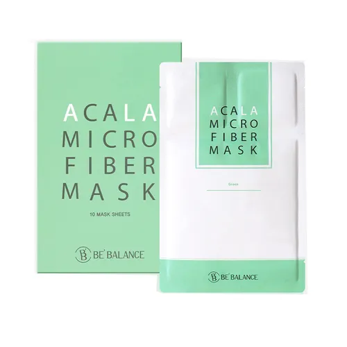 Mặt Nạ Be' Balance Vải Vi Sợi Hỗ Trợ Giảm Mụn Acala Micro Fiber Mask 3in1 (1 Hộp 10 Cái)