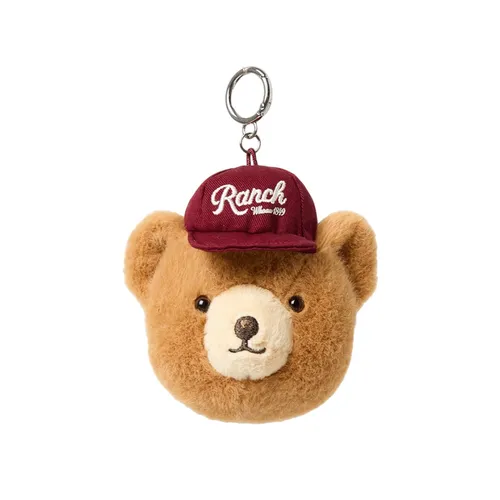 Móc Khóa WHOAU Steve Fluffy Mini WHAQF4921A Màu Đỏ