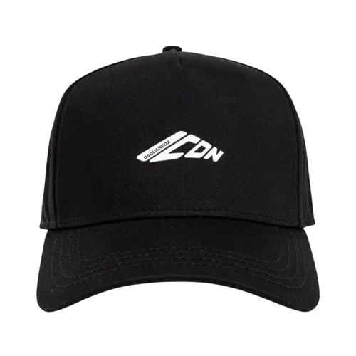 Mũ Nam Dsquared2 Black Baseball Logo Icon BCM0871 05C0000 12124 Màu Đen