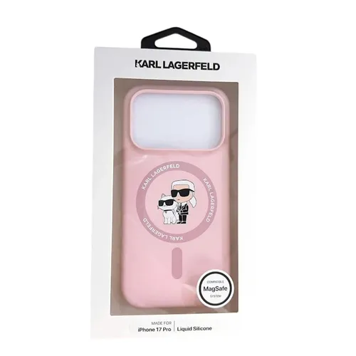 Ốp Điện Thoại Karl Lagerfeld Case With Phone 17 Pro Màu Hồng
