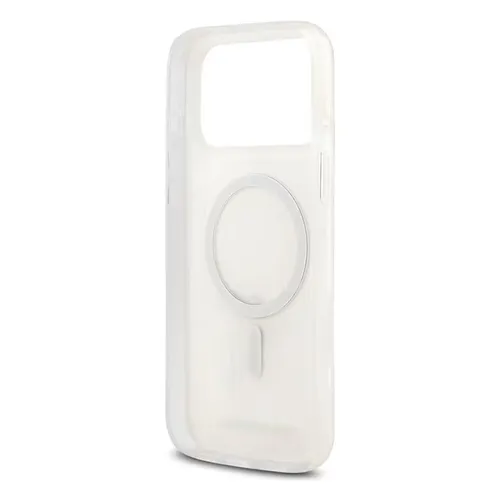 Ốp Điên Thoại Karl Lagerfeld MagSafe Karl & Choupette Heads For iPhone 17 Pro Max Màu Trắng