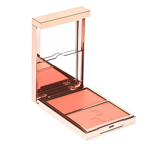 Phấn Má Hồng Patrick Ta Major Headlines Double Take Crème & Powder Blush Duo She's The Moment Màu Cam Đào