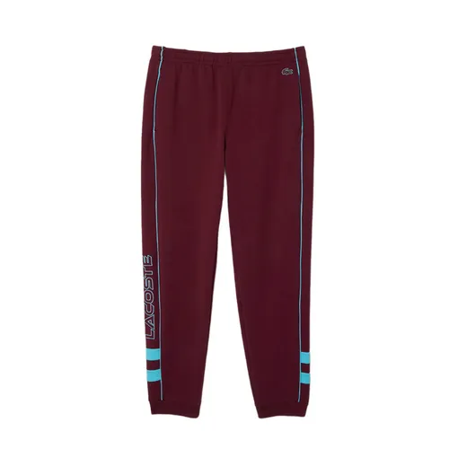 Quần Nỉ Nam Lacoste Jogger Tracksuit Pants With Embroidery XH1431-51 RIS Màu Đỏ - Xanh Blue Size 2