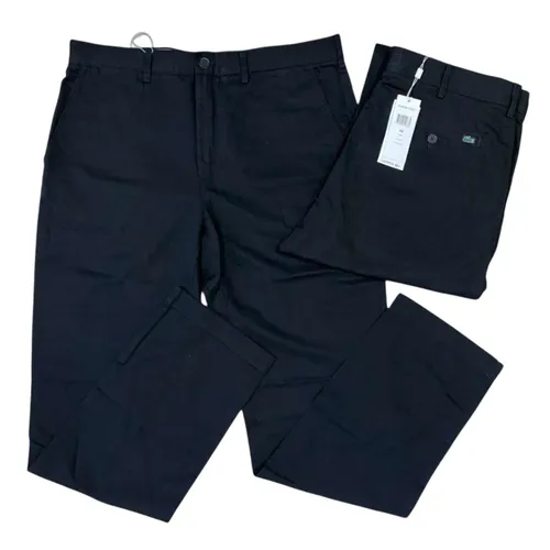 Quần Dài Nam Lacoste Men's Classic Slim Fit Stretch Màu Xanh Đen Size 34