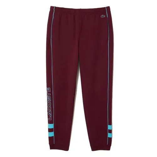 Quần Nỉ Nam Lacoste Embroidered Jogger Track Pants XH1431.RIS Màu Đỏ Đô Size 2
