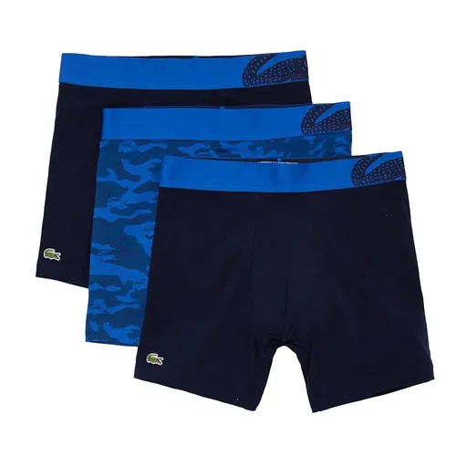 Set 3 Quần Lót Nam Lacoste Boxer 6H9902-51-8W1 Màu Xanh Size S