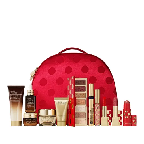 Set Dưỡng Da Estée Lauder 12-Piece Holiday Blockbuster Favourites Beauty Gift 12 Món