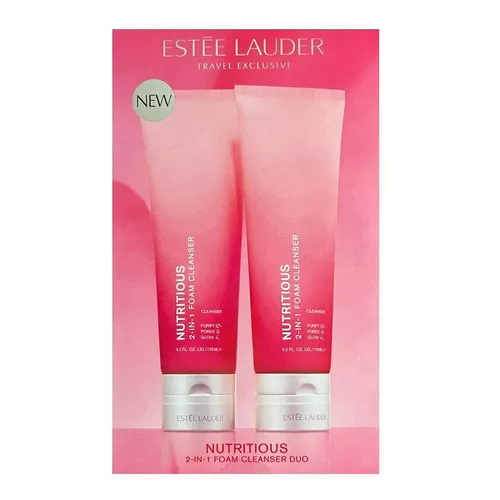 Set Sữa Rửa Mặt Estée Lauder Nutritious 2-in-1 Foam Cleanser 2 x 125ml (Batch Code: L73)