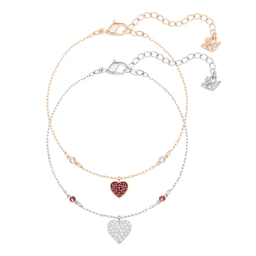 Set Vòng Đeo Tay Swarovski Crystal Wishes Bracelet 5529600 Hai Vòng Màu Bạc/Vàng Hồng