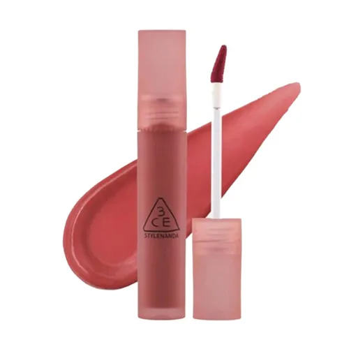 Son Kem 3CE Blur Water Tint Màu Casual Affair Đỏ Hồng Đất