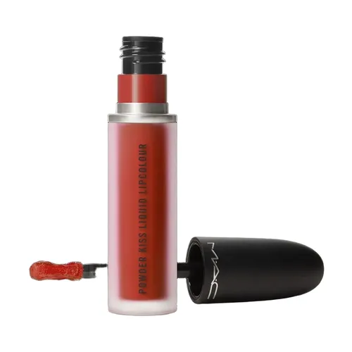 Son Kem MAC Powder Kiss Liquid Lipcolour 991 Devoted To Chili Màu Đỏ Nâu