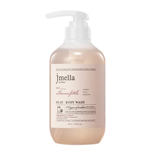 Sữa Tắm Hỗ Trợ Cấp Ẩm Và Làm Mịn Da Jmella In France No.02 Femme Fatale Body Wash 500ml