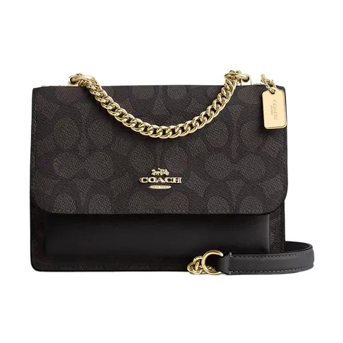 Túi Đeo Chéo Nữ Coach Mini Klare Crossbody Bag In Signature Canvas CW206 Màu Đen