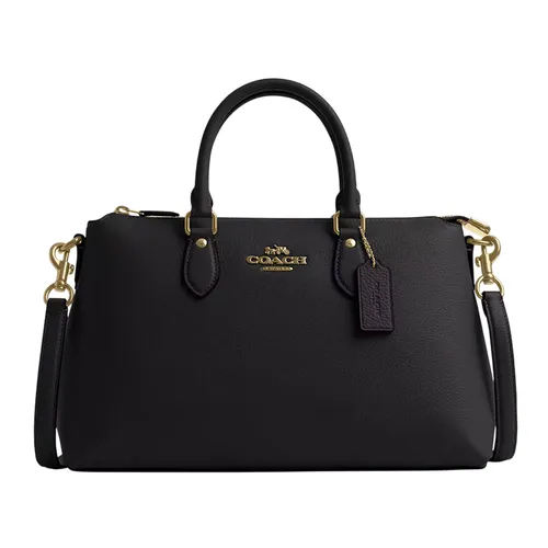 Túi Đeo Chéo Nữ Coach Georgia Satchel Bag CR156 Màu Đen