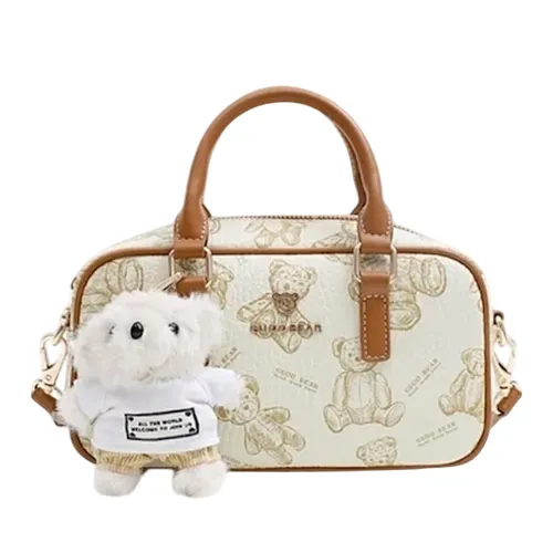 Túi Đeo Chéo Nữ Guoo Bear Bag GU1154-6910 Màu Trắng