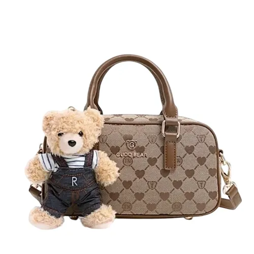 Túi Đeo Chéo Nữ Guoo Bear Bag GU1154 - GU1171 Màu Nâu