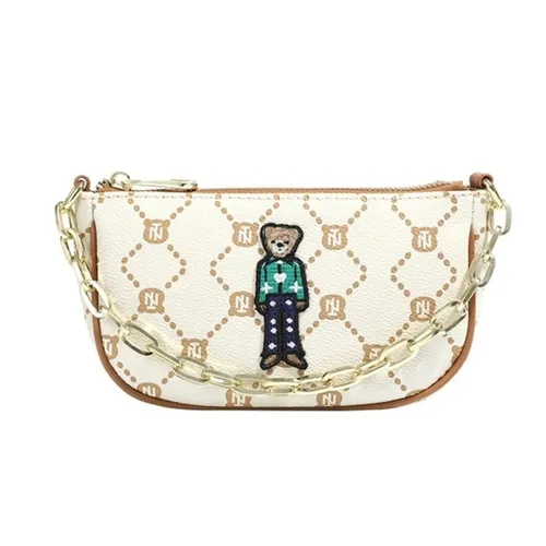 Túi Đeo Chéo Nữ Guoo Bear Bag TT2131 - GO2010 Màu Trắng