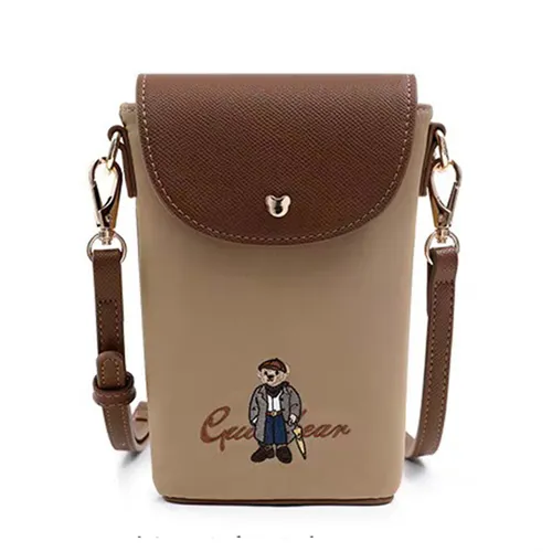 Túi Đeo Chéo Nữ Guoo Bear GU1096-10030 Màu Sữa