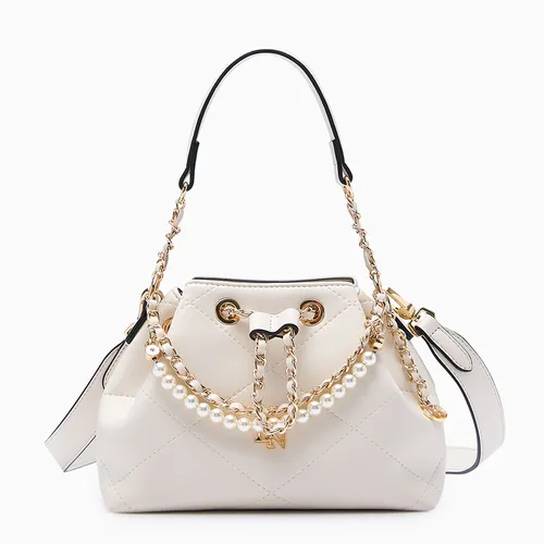 Túi Đeo Chéo Nữ Lyn Ferna S Bucket Bag - Ivory LL25FBF008 Màu Trắng Kem