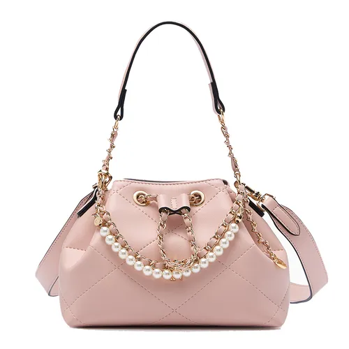 Túi Đeo Chéo Nữ Lyn Ferna S Bucket Bag - Pink LL25FBF008 Màu Hồng