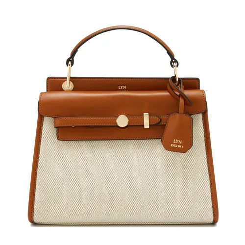 Túi Đeo Chéo Nữ Lyn Re-Edit Anderson Ease Top M Handbag - Tan L25FBWA041 Màu Nâu Kem