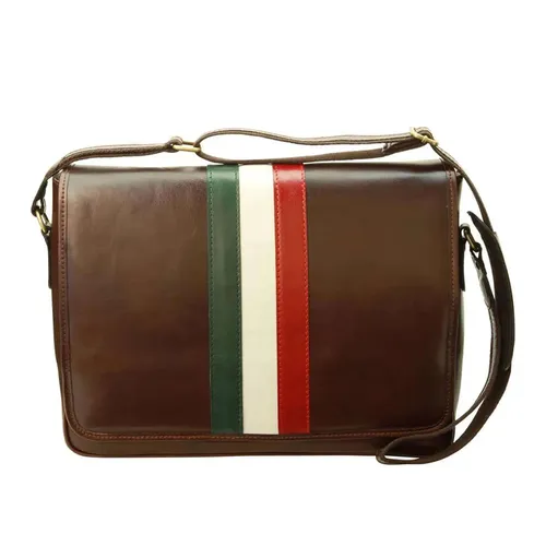 Túi Đeo Chéo Nam Old Angler Messenger Bag 405089MA Màu Nâu