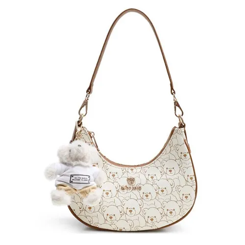 Túi Đeo Vai Nữ Guoo Bear Bag TN2747 - GU1164 Màu Be