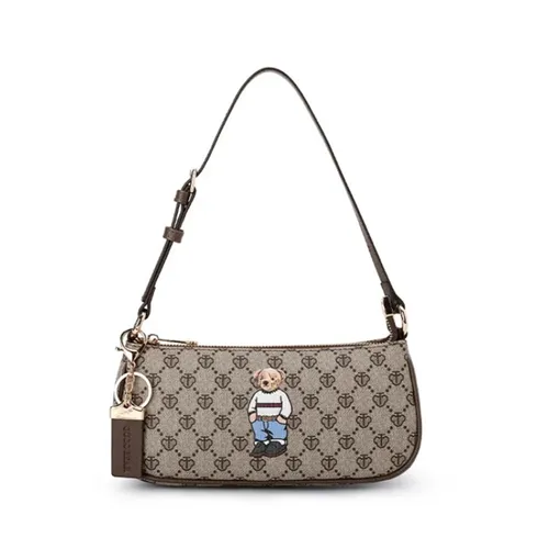 Túi Đeo Vai Nữ Guoo Bear GU1072 Màu Xám Nâu