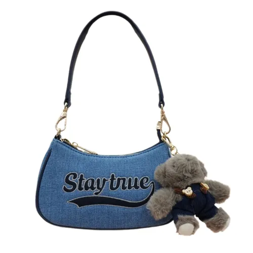 Túi Đeo Vai Nữ Guoo Bear GU1255-10130 Màu Xanh Blue