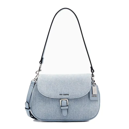 Túi Đeo Vai Nữ Lyn Mila Mini Shoulder Bag - Blue Variation 2 L25FBWA100 Màu Xanh Blue