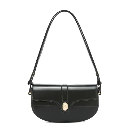 Túi Đeo Vai Nữ Lyn Rillo M Shoulder Bag - Black LL25FBF057 Màu Đen