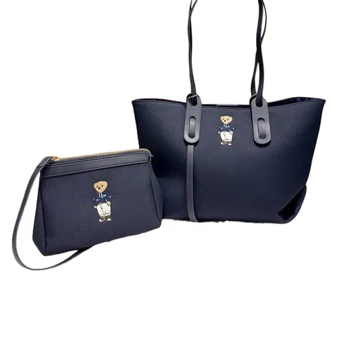 Túi Tote Nữ Guoo Bear GU1127-20130 Màu Xanh Than