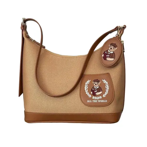 Túi Tote Nữ Guoo Bear GU1308 Màu Nâu