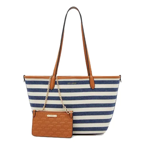 Túi Tote Nữ Lyn Ailyn M Bag Blue Variation 2 L25FBWC009 Màu Xanh Kẻ