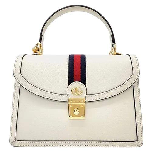 Túi Xách Nữ Gucci Ophidia Top Handle Bag Màu Trắng