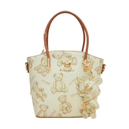 Túi Xách Tay Nữ Guoo Bear GU8024-2910 Màu Trắng