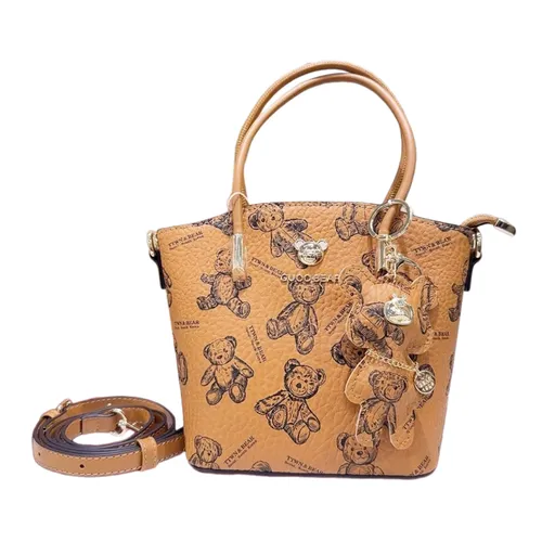 Túi Xách Tay Nữ Guoo Bear GU8024-3920 Màu Nâu