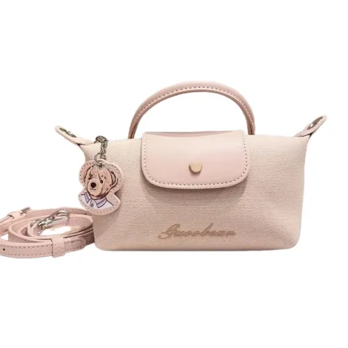 Túi Xách Tay Nữ Guoo Bear GU1052 Màu Hồng Nude Size S