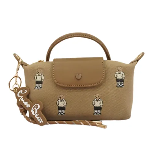 Túi Xách Tay Nữ Guoo Bear GU1329-10030 Màu Nâu