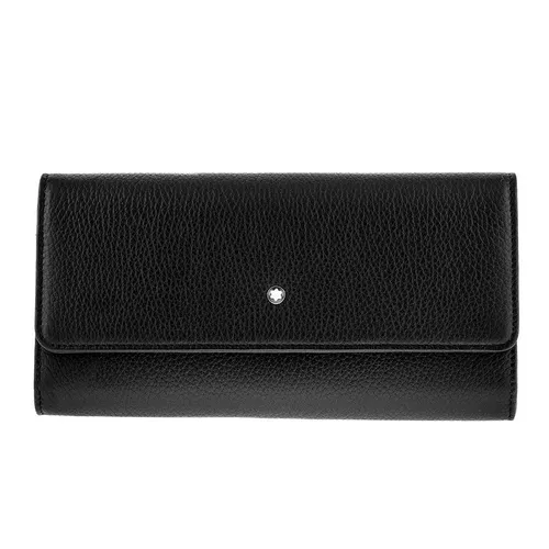 Ví Montblanc Meisterstuck 10cc Long BLK Soft Grain Leather Wallet 114469 Màu Đen