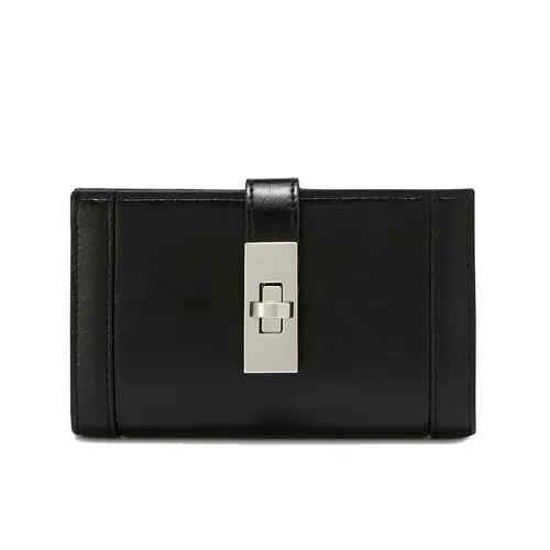 Ví Nữ Lyn Cora Short Wallet - Black L25FWWB009 Màu Đen