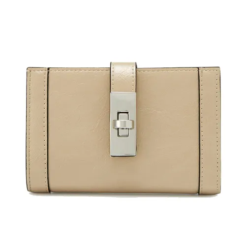 Ví Nữ Lyn Cora Short Wallet - Light Beige L25FWWB009 Màu Be Nhạt