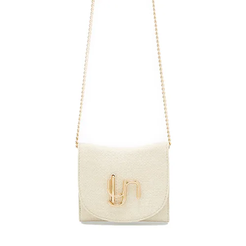 Ví Nữ Lyn Horsy Short Wallet On Chain - Biege Variation 2 L25FWWA019 Màu Kem