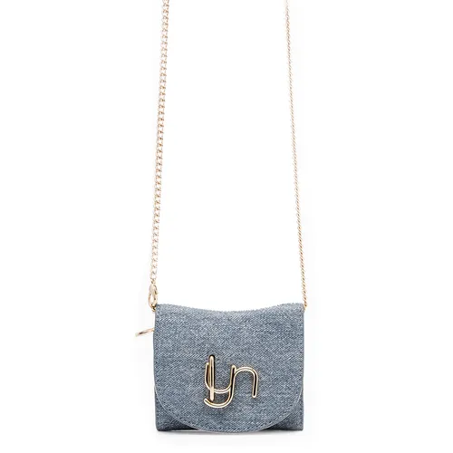 Ví Nữ Lyn Horsy Short Wallet On Chain - Blue Variation 2 L25FWWA019 Màu Xanh Blue