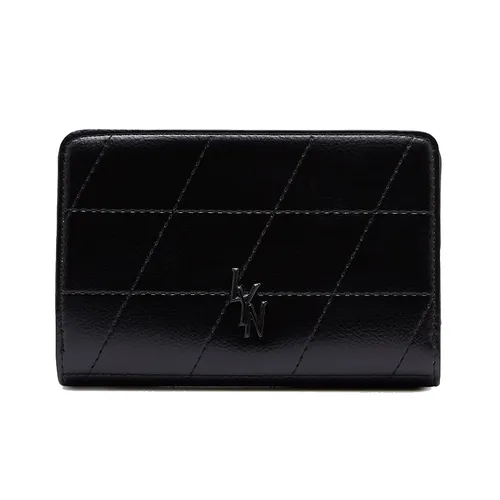 Ví Nữ Lyn Thunder Semi Wallet - Black LL25FWS016 Màu Đen