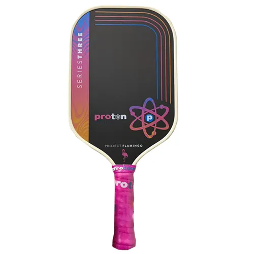 Vợt Pickleball Proton Series 3 Flamingo Cream Limited Edition Màu Đen Viền Kem