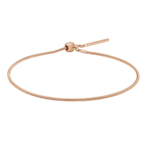 Vòng Đeo Tay Daniel Wellington Charm Snake Bracelet RG 185mm DW00400394 Màu Vàng Hồng