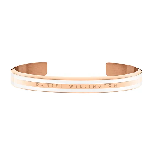 Vòng Đeo Tay Daniel Wellington Emalie Slim Bracelet Màu Vàng Hồng/Trắng Size M